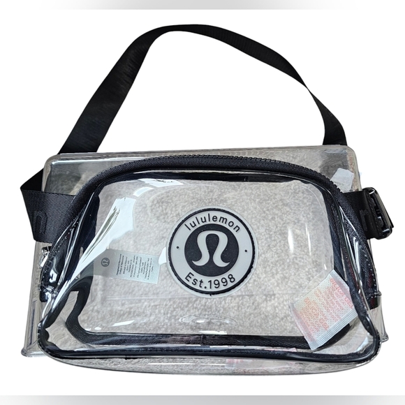 Lululemon Everywhere Belt Bag Black/Clear, NEW! - Picture 7 of 8